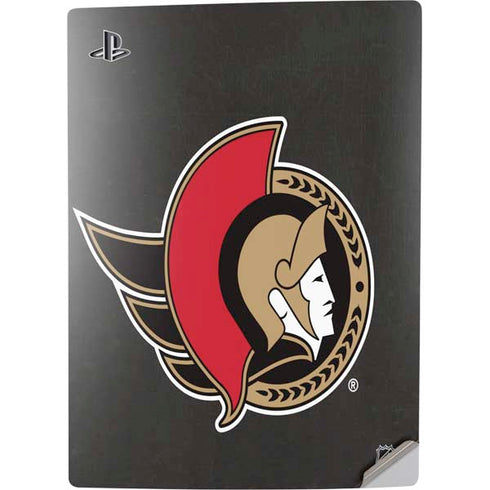 NHL Ottawa Senators Distressed PS5 Digital Edition Console Skin